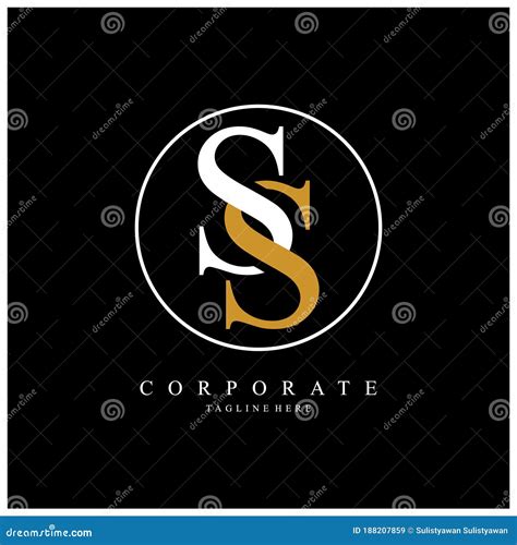 Ss Letter Logo Corporate. Ss Logo Vector Stock Vector - Illustration of ...