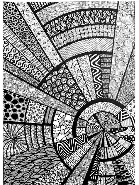 a great example of zendoodling #zentangle #zendoodling #doodling # ...