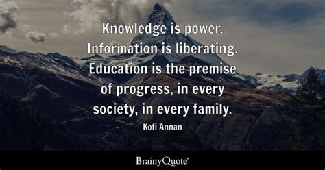 Knowledge Is Power Quote For Kids