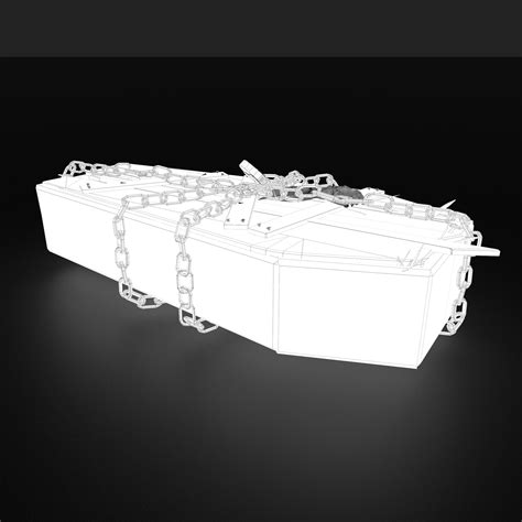 Wood Coffin with Hand - 3D Model by Get Dead Entertainment