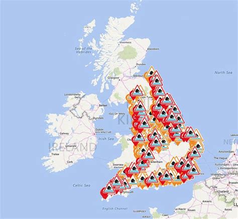 UK flood warnings: Flooding near me today MAPPED - are you affected by floods? | Weather | News ...