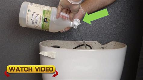 He Pours Vinegar in His Toilet Tank and Flushes. The Result is Genius ...