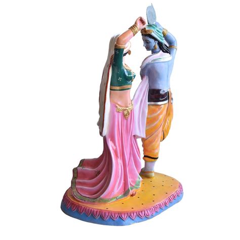 Multicolor Fiber Radha Krishna Dancing Statue at Rs 29998 in Bhilai ...