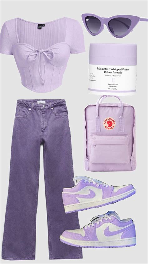 Purple outfit | Purple outfits, Easy trendy outfits, Broadway outfit