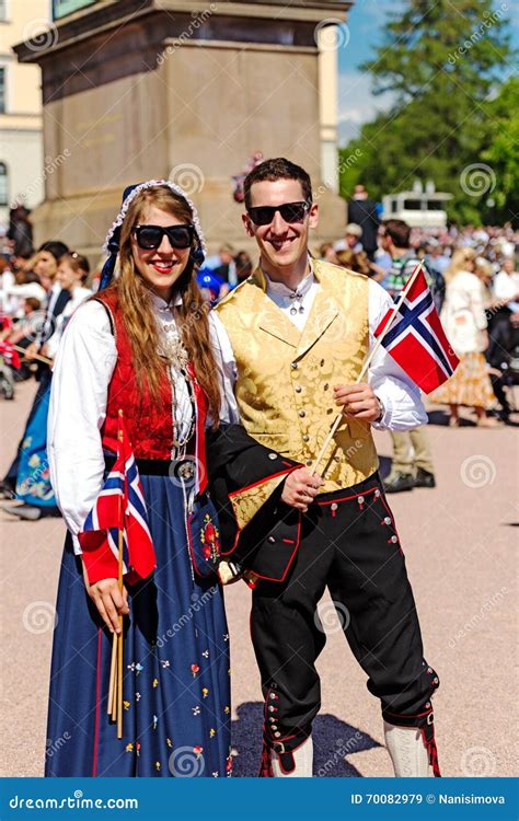 Norwegian Constitution Day editorial stock image. Image of flag - 70082979