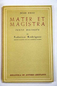 Libro Mater et magistra De - Buscalibre