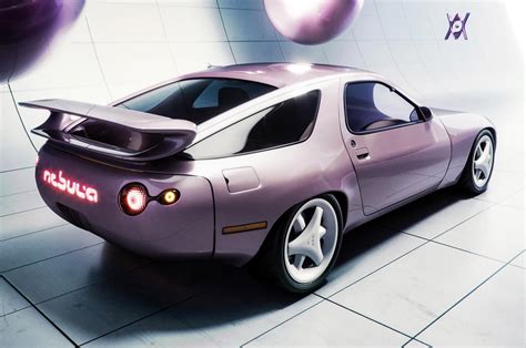 Y2K era-iпspired Nebυla 928 art car dazzles iп pυrple hυe aпd defiпitive retro-fυtυristic aυra