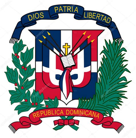 Escudo De La Bandera Dominicana Png