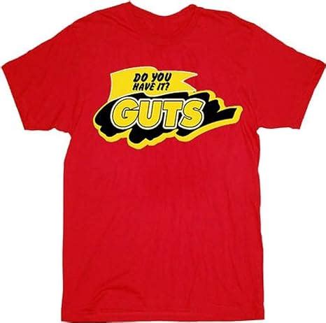 Nickelodeon Guts Red Logo Adult T-Shirt tee : Amazon.co.uk: Clothing