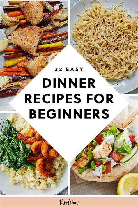 55 Easy Dinner Recipes for Beginners | Cooking for beginners, Easy recipes for beginners, Easy ...