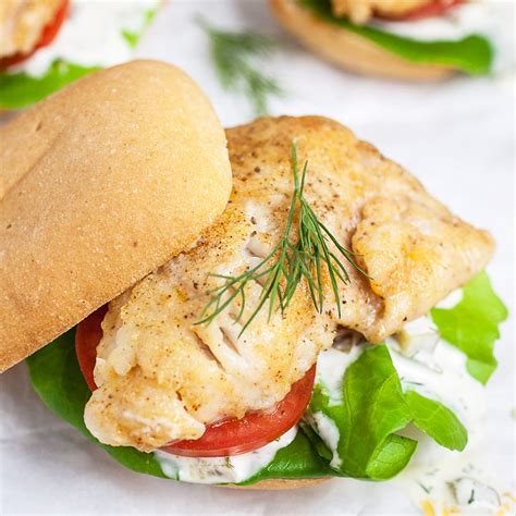 Pan Fried Walleye Sandwich | The Rustic Foodie®