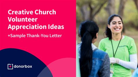 15 Creative Church Volunteer Appreciation Ideas