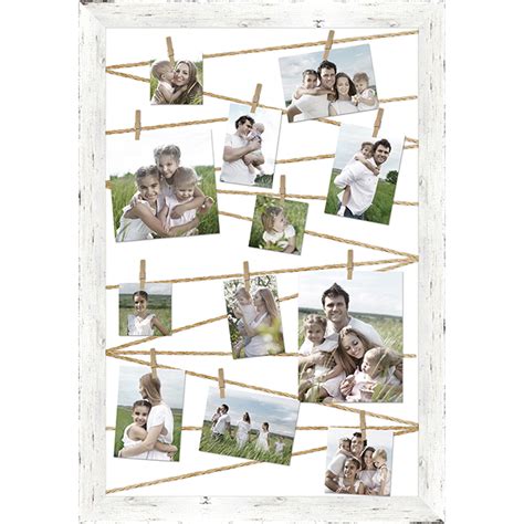 Distressed Wood White Collage Picture Frame | At Home