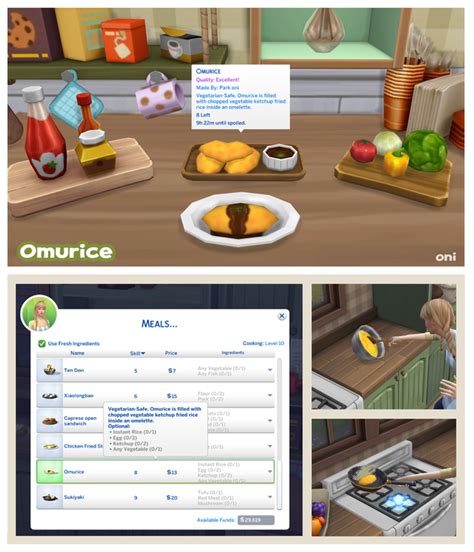 Omurice | ONI on Patreon in 2022 | Sims 4 custom content, Sims 4 mods ...