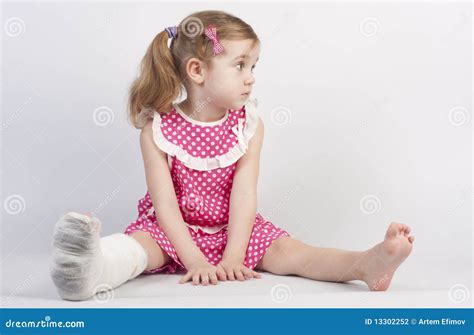 Injured Girl Stock Photography - Image: 13302252