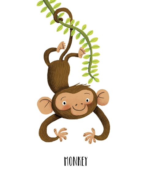 Monkey Illustration | Monkey illustration, Monkey art, Animal ...