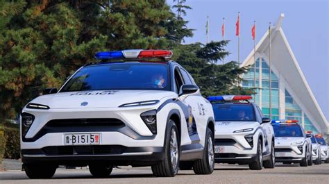 Nio delivers vehicles for police use in Qingdao, eastern China - CnEVPost