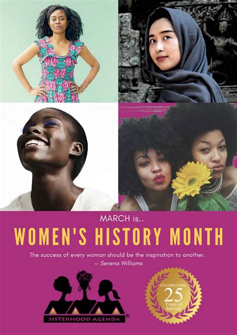 Women s History Month Poster 2019 Sisterhood Agenda