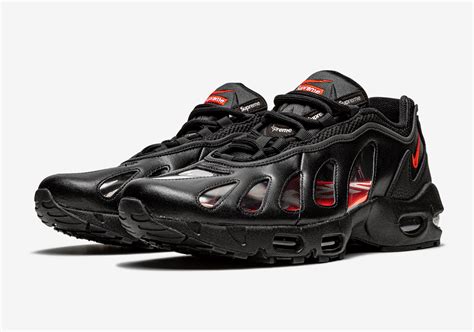 Supreme Nike Air Max 96 Black Speed Red CV7652-002 | SneakerNews.com