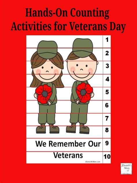 Hands-On Counting Activities for Veterans Day - JDaniel4s Mom