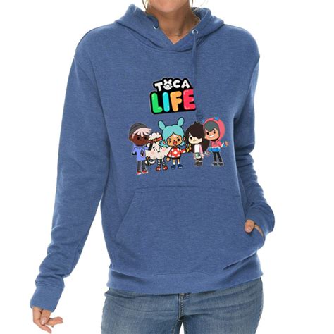 Custom Toca Boca Toca Boca 2021 Toca Life World Lightweight Hoodie By ...