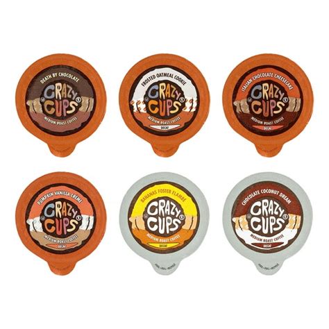 Crazy Cups Decaf Lovers' Flavored Coffee Single Serve Cups For K cups ...