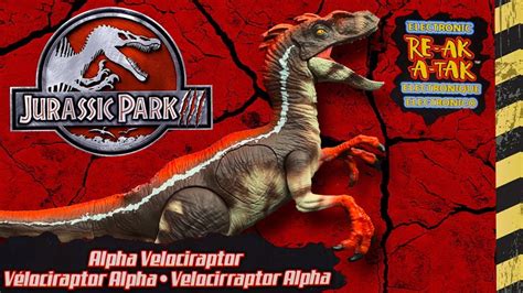 Jurassic Park 3 Alpha Raptor Repaint! - YouTube