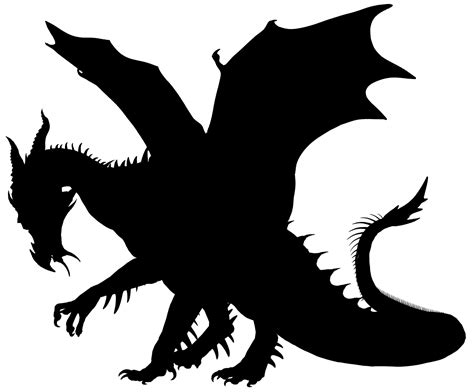 Dragon Silhouette Free Stock Photo - Public Domain Pictures