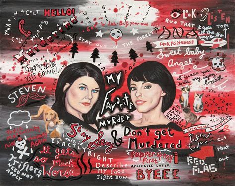 My Favorite Murder Quotes Poster MFM Poster Karen Kilgariff - Etsy