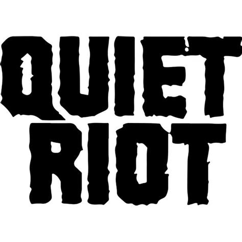 Quiet Riot Band Logo Decal Sticker - QUIET-RIOT-BAND-DECAL