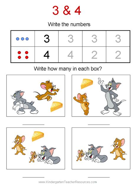 Tom and Jerry Math Workbook