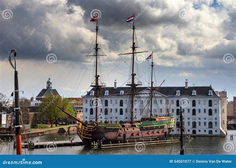 VOC Amsterdam at the Museum Stock Image - Image of scheepvaartmuseum ...