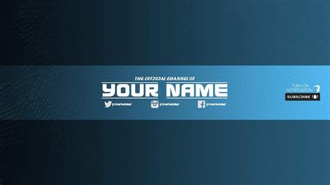FREE YouTube Banner Template #33 Download Now For FREE - PSD | Youtube ...