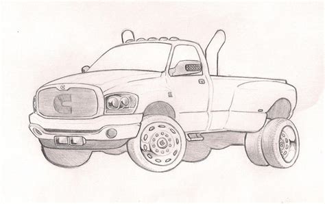 Dodge Pick Up Truck Coloring Pages 68320 | USBDATA