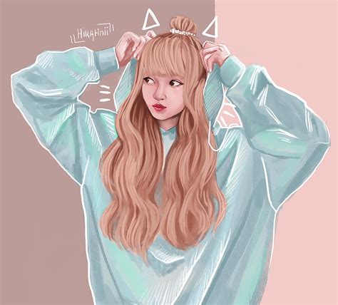 Lisa Cute , Blackpink Drawing HD wallpaper | Pxfuel