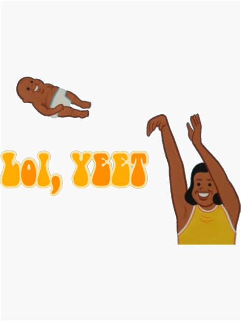 "Baby Yeet Meme" Sticker for Sale by marcey7 | Redbubble