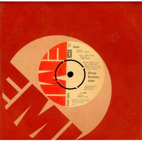 Olivia Newton John Sam UK 7" vinyl single (7 inch record / 45) (414933)