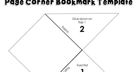 {FREE} Page Corner Bookmark Templates | *Lil Country Kindergarten* | Bloglovin’