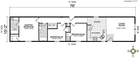 mobile home floor plans single wide - Google Search | Mobile Home | Pinterest | Single wide ...