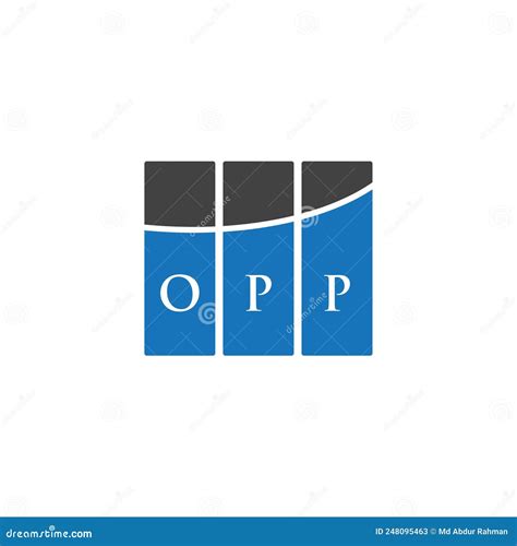 OPP Letter Logo Design on WHITE Background. OPP Creative Initials Letter Logo Concept. OPP ...