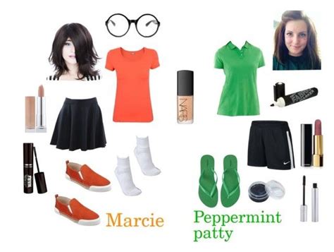 Peppermint patty and Marcie Cosplay | Peppermint patty costumes, Peppermint patties, Peanut costume