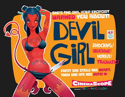 Devil Pin Up Girl Projects :: Photos, videos, logos, illustrations and ...