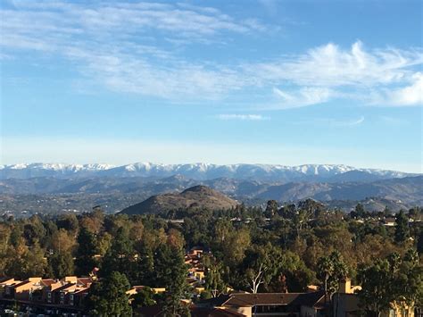 Current view from NWS San Diego towards the snow on Palomar Mountain (one report had 22.5 inches ...