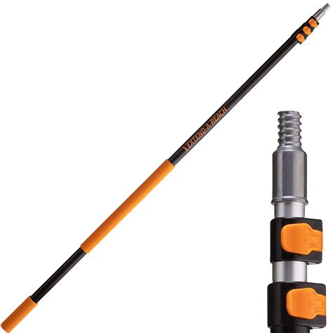 Buy 7-24 ft Long Telescopic Extension Pole // Multi-Purpose Extendable Pole with Universal Twist ...