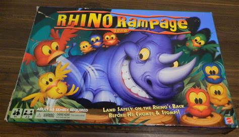 Rhino Rampage Board Game Review and Rules - Geeky Hobbies