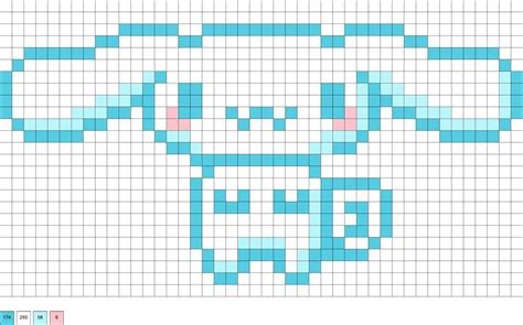 Sanrio Perler Beads (30+ Free Patterns) | Pixel art grid, Pixel art pattern, Easy pixel art