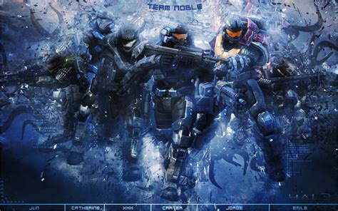 Halo Reach - Team Noble by Gekko3309 on DeviantArt