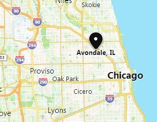 Avondale [Chicago nbhd], Illinois Area Map & More