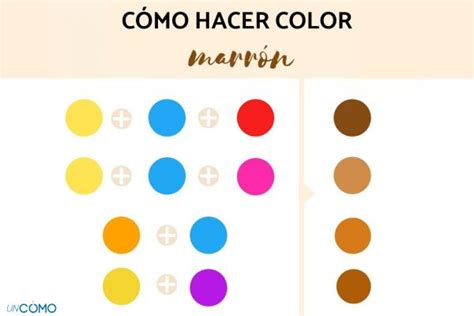 Cómo hacer color marrón - Conoce las mezclas para hacer diferentes tonalidades