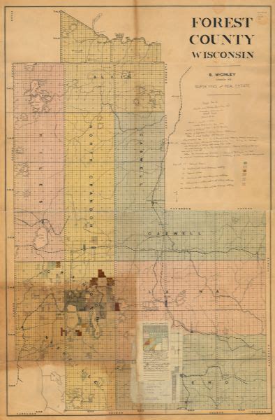 Forest County, Wisconsin | Map or Atlas | Wisconsin Historical Society